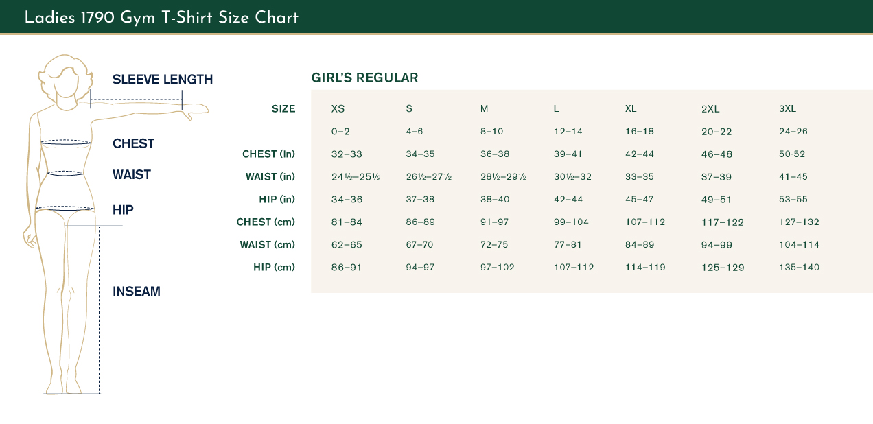 size chart size chart