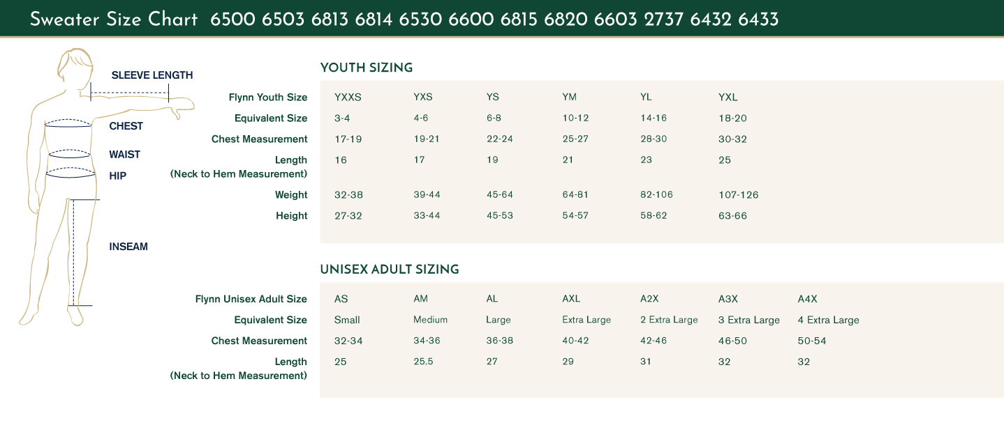 size chart size chart